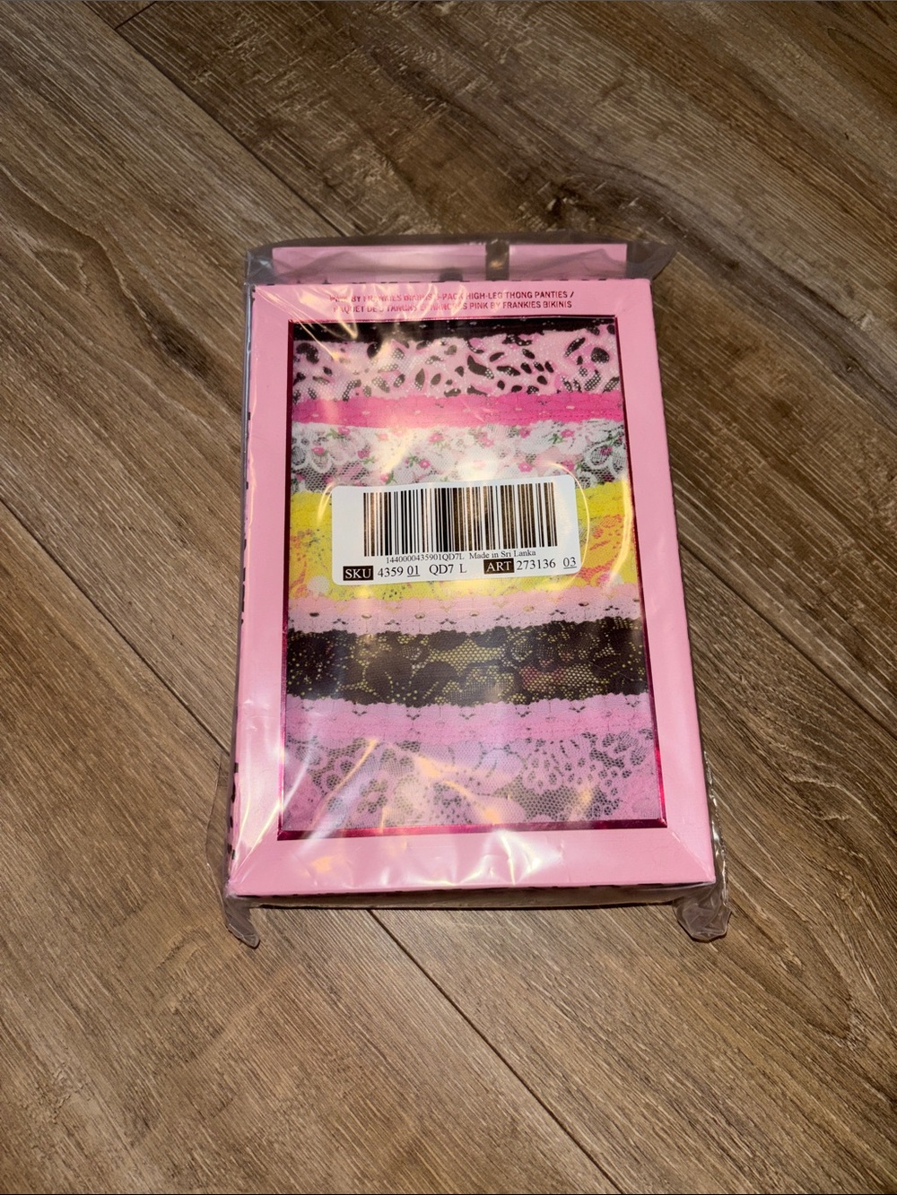 Frankie’s Bikinis X PINK Lace Thong Panties